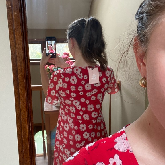 Sacred Hawk Red Maxi Dress - Picture 3 of 7